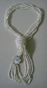 yzWG[EANZT[ R[i}`tBp[GXtXL[collana donna multifili perle e swarovski