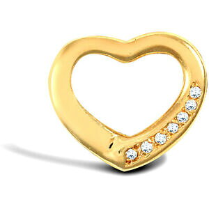 �y���������z�W���G���[�E�A�N�Z�T���[ �W���G���R�����h���S�[���h�W���R�[�l�I�[�v�����u�y���_���g�u�����b�Njewelco london 9ct or zircone ouvert amour pendentif breloque