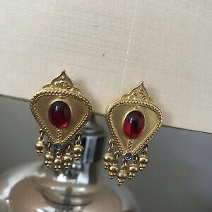 yzWG[EANZT[ Be[WxEAbL[}rU`S[hCONvT[vintage benamun plaque or byzantin romain boucle doreille a clipser