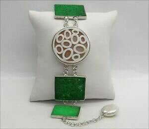 yzWG[EANZT[ u`AWFgW_NAh^GJIThjRbracciale argento giada quadrata e cammeo sardonico agrp 019