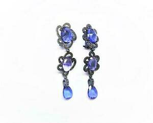 yzWG[EANZT[ IbL[jA[eBW[i[hiAWFguNA]orecchini artigianale donna 246ag argento blu quarzo