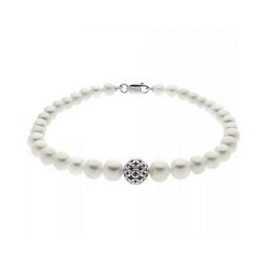 yzWG[EANZT[ ub`[Rghip[rARybracciale comete donna brq244 perle bianco perla