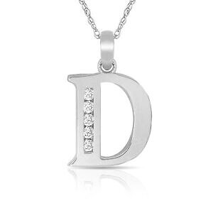 �y���������z�W���G���[�E�A�N�Z�T���[ �l�b�N���X�y���_���g�z���C�glettre d initiale collier pendentif 14k or blanc