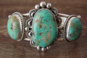 yzWG[EANZT[ iozVo[WG[X^[O^[RCYuXbgoCAo[gIuN[uhnavajo bijoux argent sterling turquoise bracelet par albert de cle