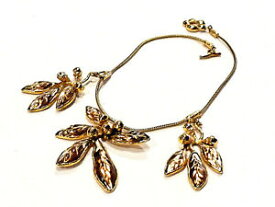 【送料無料】ジュエリー・アクセサリー ケンゾージュネックレスオートクチュールbijou kenzo exceptionnel collier fleurs haute couture alliage dore