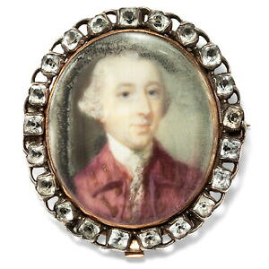yzWG[EANZT[ AeB[Nu[`E|[g[g~j`ApX^NXvuXbgantique broche um 1780 portraitminiatur amp; pate , bracelet clasp conversion