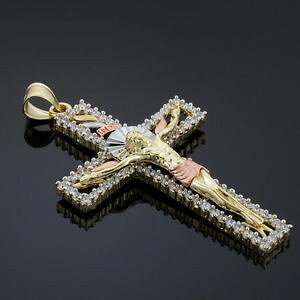 �y���������z�W���G���[�E�A�N�Z�T���[ �g���W���R���y���_���gtroiston or zircone crucifix pendentif