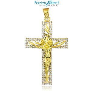 �y���������z�W���G���[�E�A�N�Z�T���[ �S�[���h�}�b�V�t�W���R�l�y���_���gor massif zircone crucifix pendentif