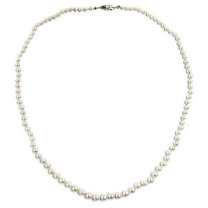 �y���������z�W���G���[�E�A�N�Z�T���[ �N���X�v�S�[���h�z���C�g70cm ultralarge perles pour collier dans deroulement, fermoir a or amp; blanc, de