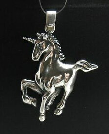 【送料無料】ジュエリー・アクセサリー ソリッドユニコーンスターリングシルバーsterling silver pendant solid 925 unicorn horse