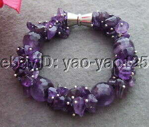 yzWG[EANZT[ i`AWXguXbgnatural amethyst bracelet