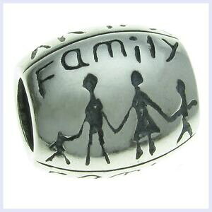 yzWG[EANZT[ X^[OVo[t@~[our[Y[bp`[uXbgsterling silver family together barrel love bead for european charm bracelets