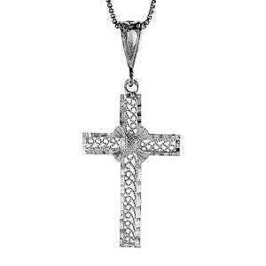 �y���������z�W���G���[�E�A�N�Z�T���[ �V���o�[�X�^�[�����O�t�B���O�����N���X�y���_���g�u�����b�N�C�^���Aargent sterling filigrane croix pendentif breloque,18 italien boite de