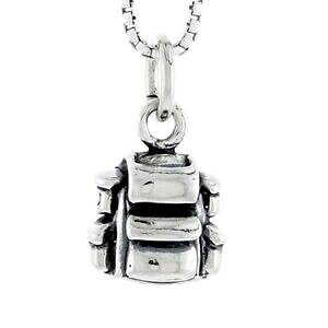 �y���������z�W���G���[�E�A�N�Z�T���[ �V���o�[�X�^�[�����O�o�b�N�p�b�P�[�W�y���_���g�u�����b�N�C�^���A���`�F�[���{�b�N�Xargent sterling arriere paquet 3d pendentif breloque,18 italien boite chaine