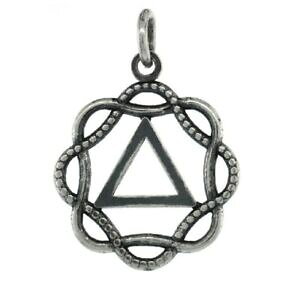 yzWG[EANZT[ Vo[X^[O\uGeBV{y_gubNC^Aargent sterling sobriety symbole recuperation pendentif breloque,18 ditalie