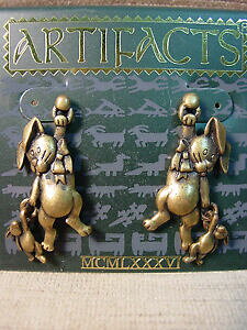 �y���������z�W���G���[�E�A�N�Z�T���[ �W���l�b�g�W���G���[�u�����Y�s���[�^�[�n���M���O�E�T�M�C�������Ojj jonette jewelry bronze pewter hanging rabbit wtoy earrings