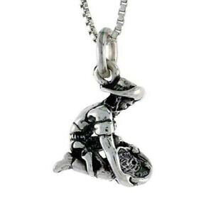 �y���������z�W���G���[�E�A�N�Z�T���[ �V���o�[�X�^�[�����O�v���X�y�N�^�[�y���_���g�u�����b�N�C���`�C�^���A���`�F�[���{�b�N�Xargent sterling prospecteur 3d pendentif breloque, 18 italien boite chai