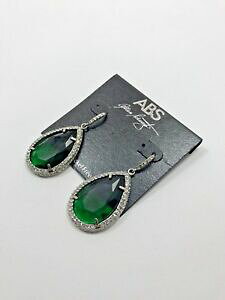 yzWG[EANZT[ AVcpFO[hbvCO100 authentic abs by allen schwartz pavegreen drop earrings