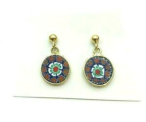 yzWG[EANZT[ FlcBA~[glY~COboucle doreille oreilles percees 11 mm murine de venise vendu avec sa boite