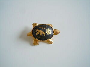yzWG[EANZT[ gh~j^[g_}Vi[A[gu[`toledo mini tortue broche damaszener art 3,9 g2,8 x 1,9 cm