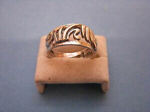 yzWG[EANZT[ Vo[O|CRTCYVZ[A03 bague argent massif 925 avec poincon garantie taille 51 ciselures