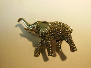 �y���������z�W���G���[�E�A�N�Z�T���[ �u���[�`broche elephant bonheur metal argente