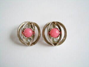 yzWG[EANZT[ Vo[C[NbvACUt@xjGAN{[argent clips doreilles avec chaque ein rosafarbenen acrylique boule 7,6 g