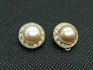 �y���������z�W���G���[�E�A�N�Z�T���[ �C�������O�p�[���N���b�vboucle doreille ancienne avec perle a clips ref s406