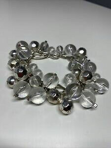 �y���������z�W���G���[�E�A�N�Z�T���[ ���B���e�[�W�u���X���b�g�u�����P�Xbracelet vintage ancien a breloques transparent j 109