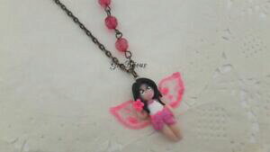 �y���������z�W���G���[�E�A�N�Z�T���[ �R���[�i�t�B���t�@�^�t�@�e�B�i�A�����W���i�n���h���C�hcollana fimo fata fatina ali resina handmade