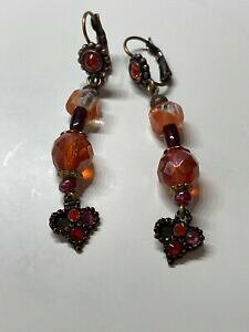 yzWG[EANZT[ I[hBe[WVo[IWCOboucle dforeille ancienne vintage argente orange g 94