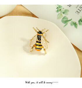 【送料無料】ジュエリー・アクセサリー ピンゴールドベージュイエローシガレビーオリジナルヴィンテージbroche pin dore beige jaune email insecte cigale abeille original vintage xz8
