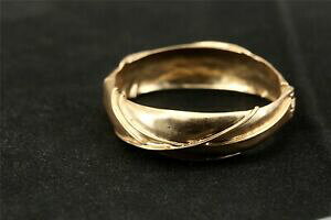 �y���������z�W���G���[�E�A�N�Z�T���[ �W�����h���u���X���b�g�I�[�v�����^���V���v���A�[���f�R���g��bracelet jonc dore ouvrable metal gravure simple art deco retro ct8