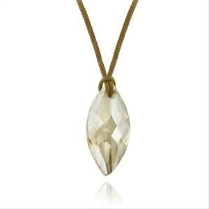 �y���������z�W���G���[�E�A�N�Z�T���[ �S�[���f���V���h�E�G�������g�X�����t�X�L�[�}�[�L�[�Y�V�F�C�v�l�b�N���X�X�g�����O�`�F�[��golden shadow element swarovski marquise forme collier, 18 cordon cha