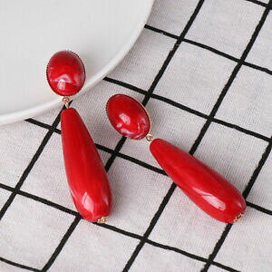 �y���������z�W���G���[�E�A�N�Z�T���[ �C�������O�S�[���f���N���X�I�[�o�������O�p�^�[���W�F�C�h�V���v�����b�hboucles doreilles clous dore ovale goutte long motif jade rouge simple ee11