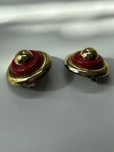 �y���������z�W���G���[�E�A�N�Z�T���[ �I�[���h���B���e�[�W�{���h�[�N���b�v�C�������Oboucle d�foreille ancienne vintage bordeaux clip f 13