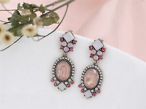 yzWG[EANZT[ COS[fNXA[gfR[Yy[Ip[Be[Wboucles doreilles clous dore geometrique art deco rose pale opale vintage xx19