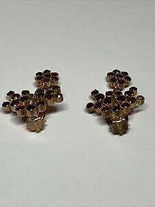 yzWG[EANZT[ I[hBe[W{h[XgXCOboucle dforeille ancienne vintage bordeaux strass i 75