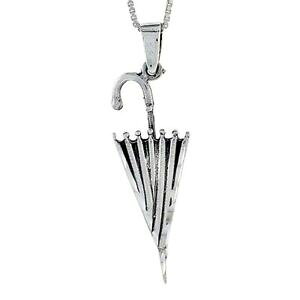 �y���������z�W���G���[�E�A�N�Z�T���[ �V���o�[�X�^�[�����O�A���u�����y���_���g�u�����b�N�C���`�C�^���A���`�F�[���{�b�N�Xargent sterling parapluie pendentif breloque, 18 italien boite chaine