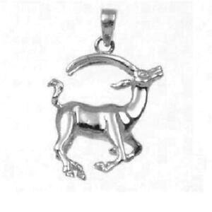 �y���������z�W���G���[�E�A�N�Z�T���[ �V���o�[�X�^�[�����O�\���b�h���M�y���_���g�u�����b�N���C�h�C���U�A�����J�C�^���A�{�b�N�Xargent sterling bouc 3d solide pendentif breloque, fait aux usa, ital