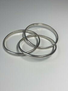 yzWG[EANZT[ Be[WVo[uXbgbglot de 3 bracelets argente ancien vintage f 91