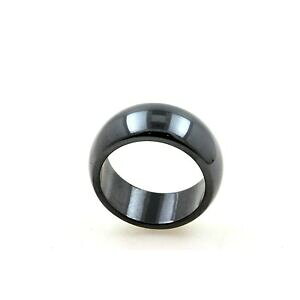 yzWG[EANZT[ OOEhOw}^CgubNbague alliance anneau rond hematite noire 10 mm