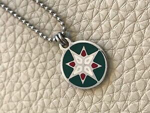 yzWG[EANZT[ AWFgR[iRVIh[UfCxeBcollana con ciondolo rosa dei venti in argento 925