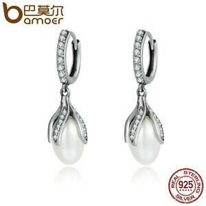 yzWG[EANZT[ \bhX^[OVo[X^bhCOWG[bamoer solid s925 sterling silver women stud earrings flower shy with cz jewelry