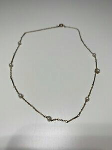 yzWG[EANZT[ `F[S[f`F[lbNXmagnifique collier ancien chaine dore perles c115