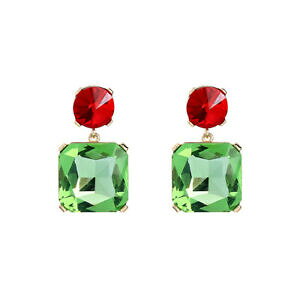 �y���������z�W���G���[�E�A�N�Z�T���[ �C�������O�S�[���f�������O�O���[���n�[�uboucles doreilles clous dore geometrique rond carre rouge vert herbe aa31