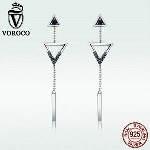yzWG[EANZT[ {Rj[gCAOX^[OVo[X^bhCO_OtBbguXbgvoroco triangle 925 sterling silver stud earrings dangle fit wo