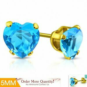 �y���������z�W���G���[�E�A�N�Z�T���[ �X�e�����X�X�`�[���n�[�g�n�[�g�C�������O5mm ?boucles doreille en forme de coeur en forme de coeur en acier inoxydable