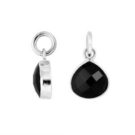 【送料無料】ジュエリー・アクセサリー シルバースターリングペアシェイプペンダントオニリックスブラックargent sterling poire forme pendentif avec onyx noir ap6159ox