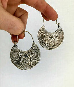yzWG[EANZT[ JrN`COh}`bNkuchi boucles doreilles avec vieux moule grand et dramatique mais leger